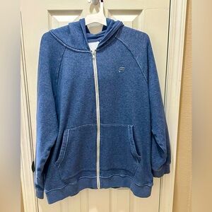 FABLETICS hoodie jacket size XXL blue zip up